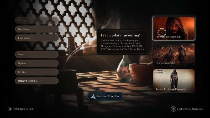 Долина денег Саудовской Аравии: Ubisoft тизерит анонс DLC Valley of Memory для  Assassin’s Creed Mirage